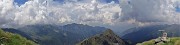 55 In vetta al Pizzo Scala (2427 m) con vista sulle Valli di Lemma ( asx) e Tartano (a dx)  e verso Valtellina e Alpi Retiche